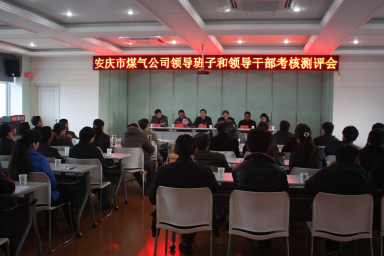 安慶市煤氣公司召開(kāi)領(lǐng)導班子述職述德述廉大會(huì )